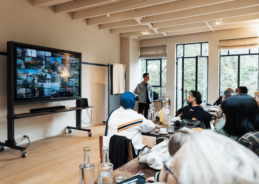 Business meeting room